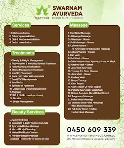 Swarnam Ayurveda Alternative Medicine Clinic Melbourne - Ayurveda Skin & Hair Care Products Shop Melbourne place picture